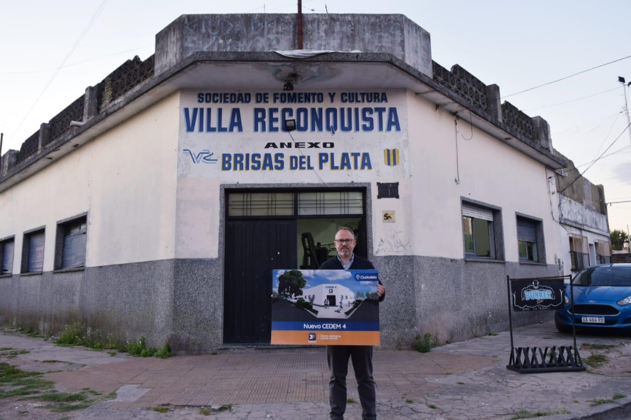 Valenzuela anunció la construcción del cuarto centro deportivo municipal en Ciudadela