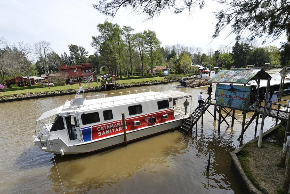 Cómo funcionará el Catamarán Sanitario en el Delta de Tigre durante enero