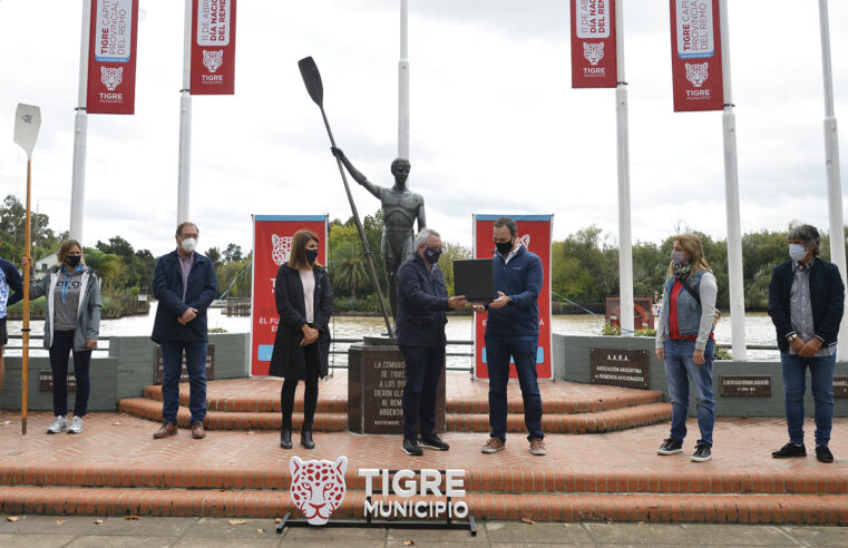 Junto a atletas locales, el Municipio de Tigre conmemoró el Día Nacional del Remero