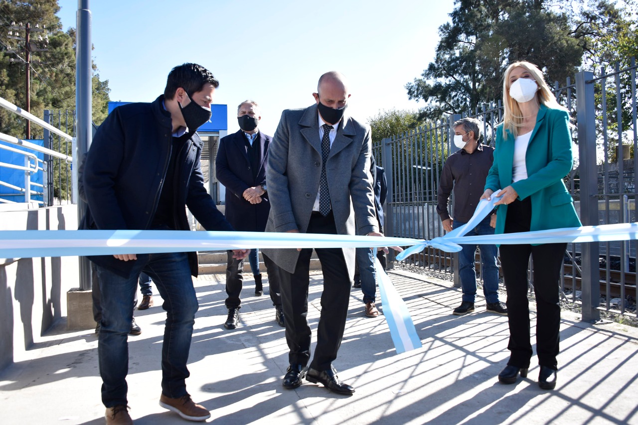 Quedó inaugurada la estación de Ing. Adolfo Sourdeaux