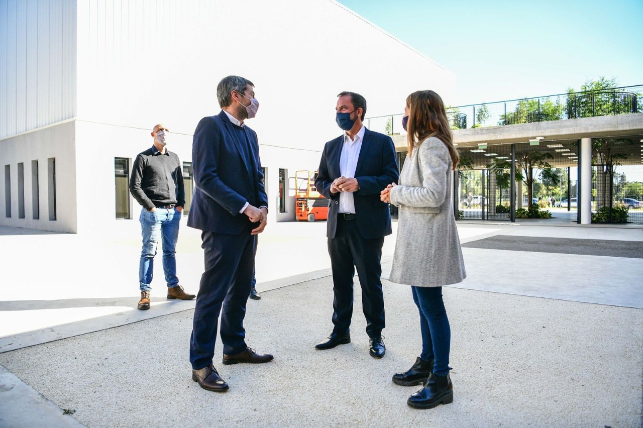 Sujarchuk y Lammens supervisaron los trabajos del programa “Clubes en Obra”