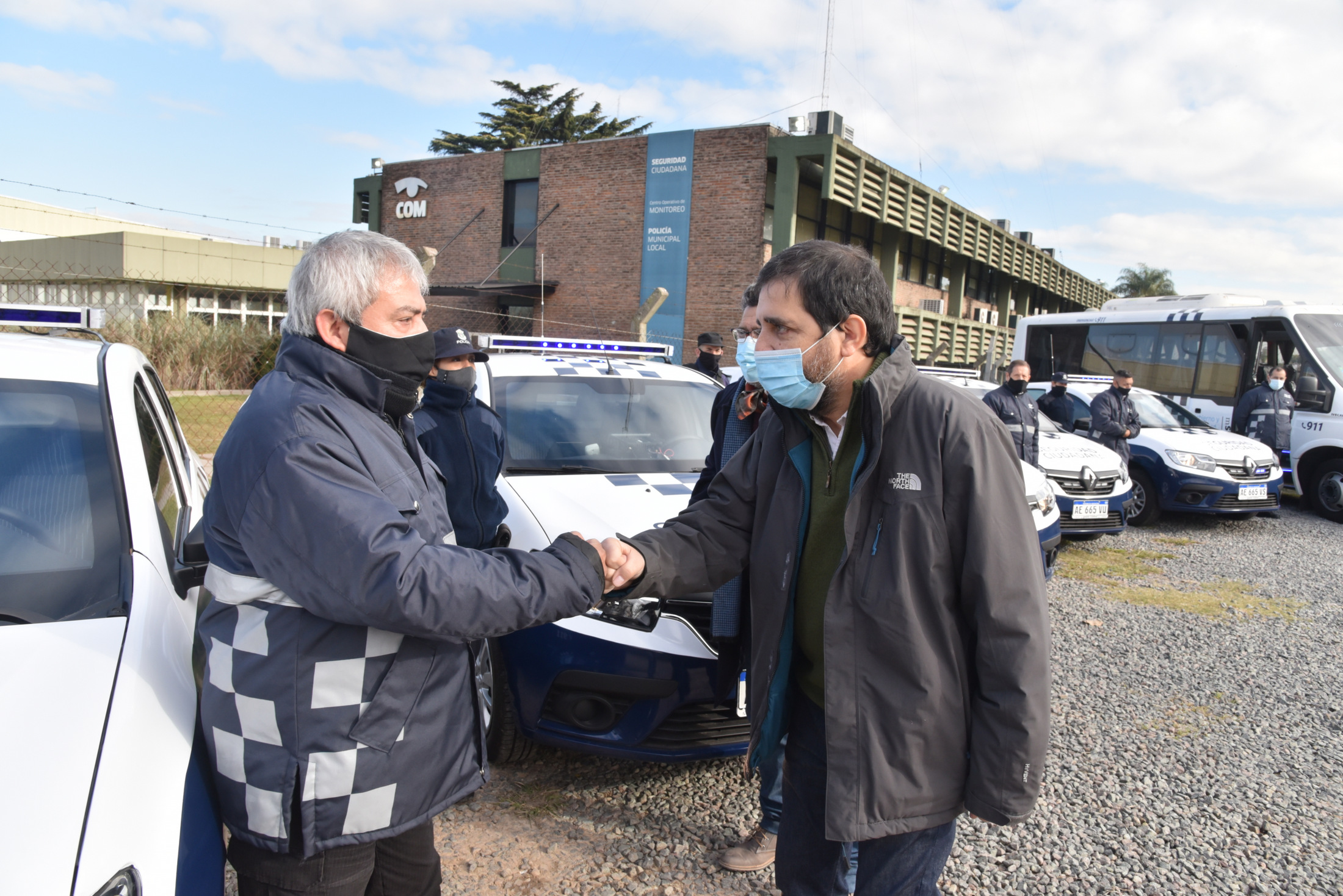 Moreira presentó 10 nuevos patrulleros de Protección Ciudadana