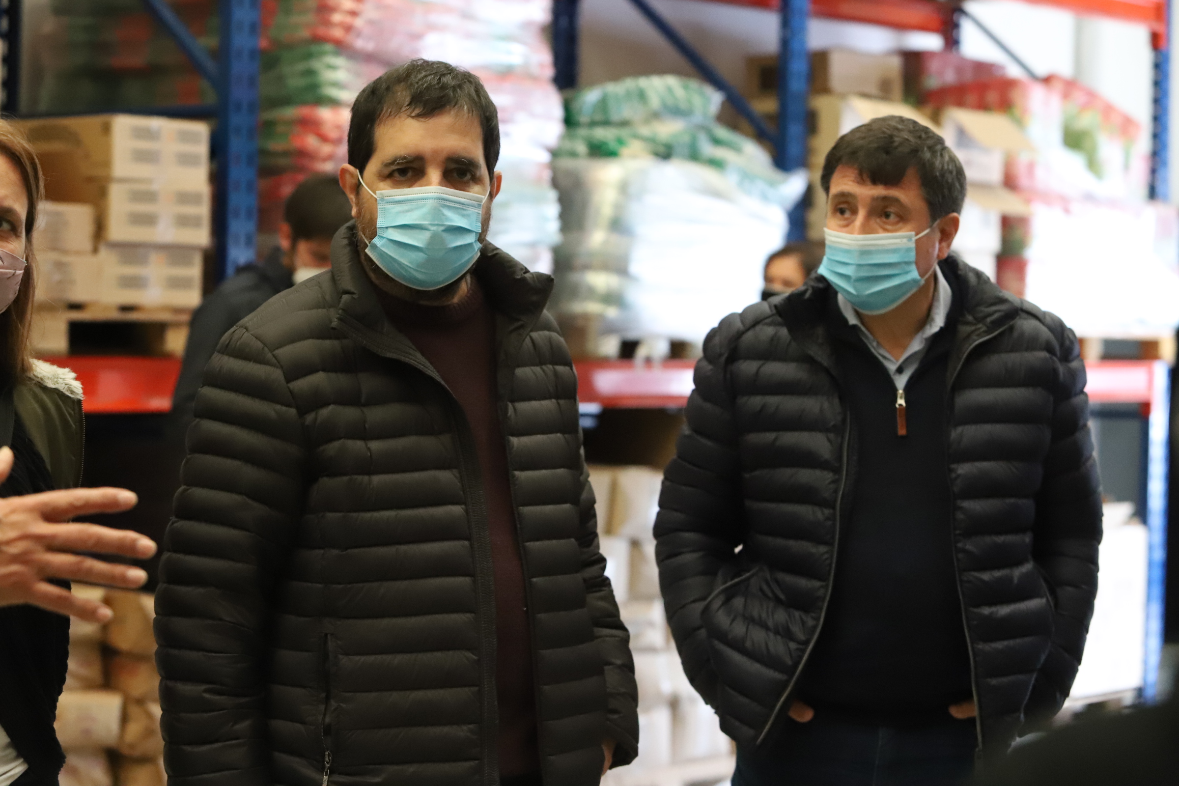 Moreira y Arroyo visitaron el Centro de Distribución Mayorista de Alimentos Cooperativos