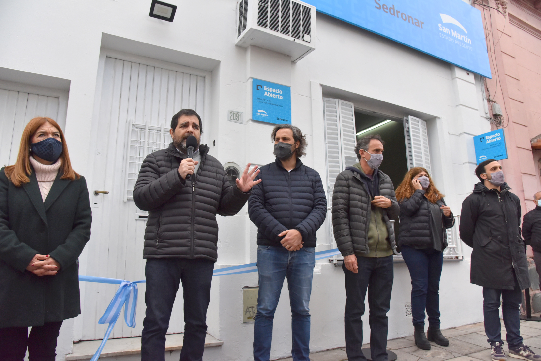Moreira, Cafiero y Katopodis inauguraron un Centro de Atención de Consumos Problemáticos