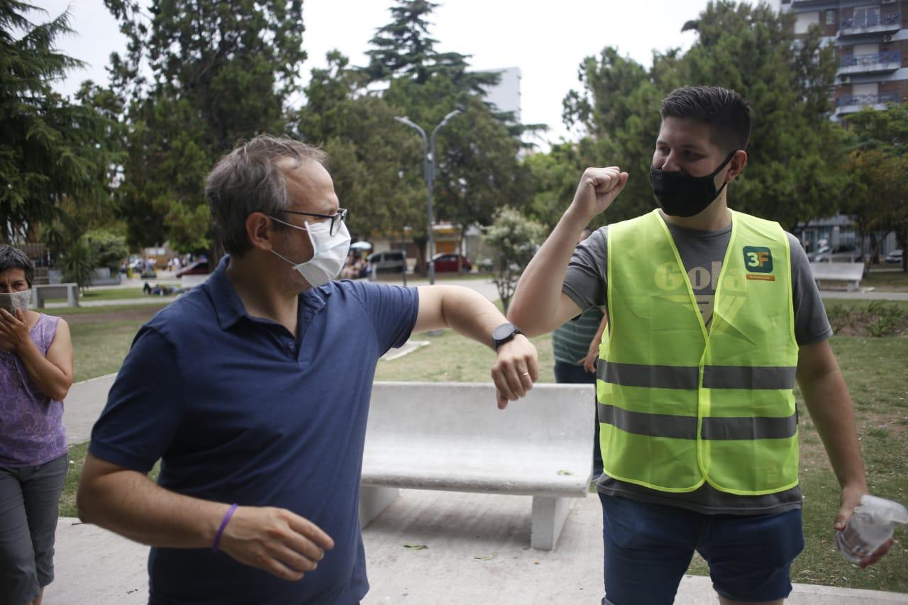 Valenzuela lanza testeos en las plazas de Tres de Febrero para detectar asintomáticos