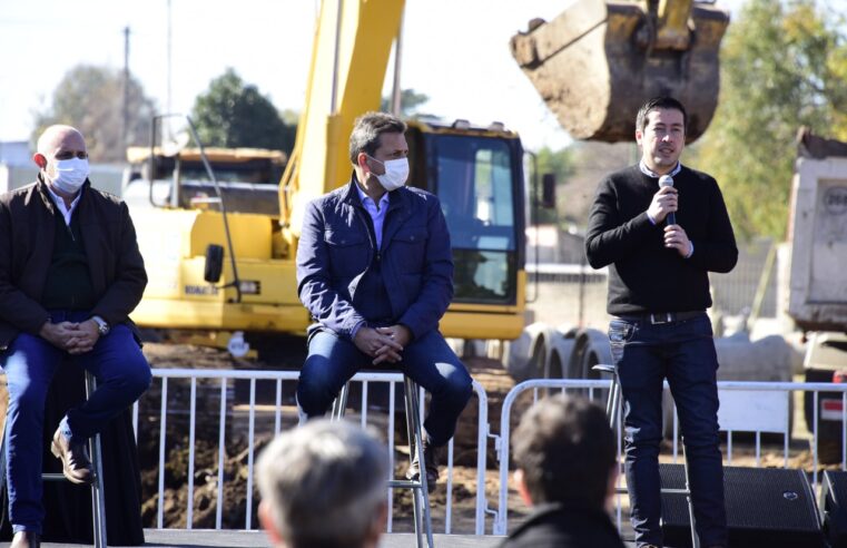 Nardini presentó junto a Kicillof, Massa y Guerrera la mega obra del paso bajo nivel de Malvinas Argentinas