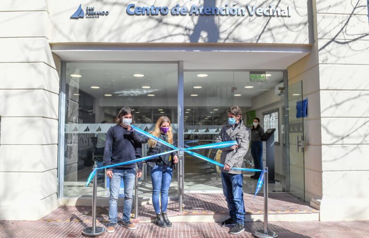 Andreotti inauguró el nuevo Centro de Atención Vecinal de San Fernando