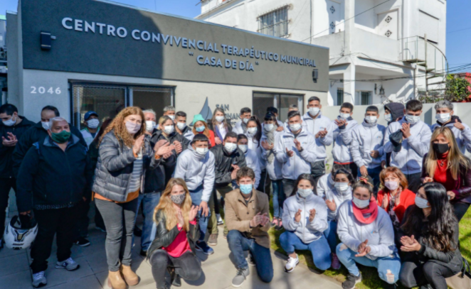 Juan Andreotti inauguró la renovación de la “Casa de Día” para jóvenes contra las adicciones”