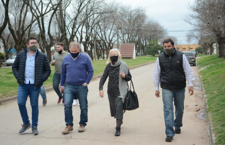 Precandidatos a Senadores del frente “Vamos con Vos” recorrieron Suipacha junto al aspirante a Concejal Jorge Franco