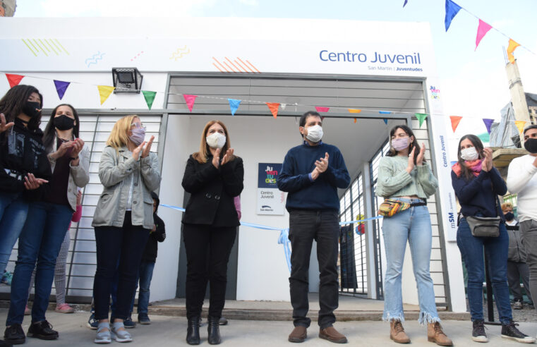 Moreira inauguró un Centro Juvenil en el barrio Los Eucaliptos