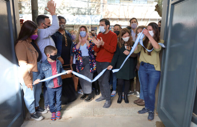 Moreira inauguró el Espacio de Juventudes y Diversidades