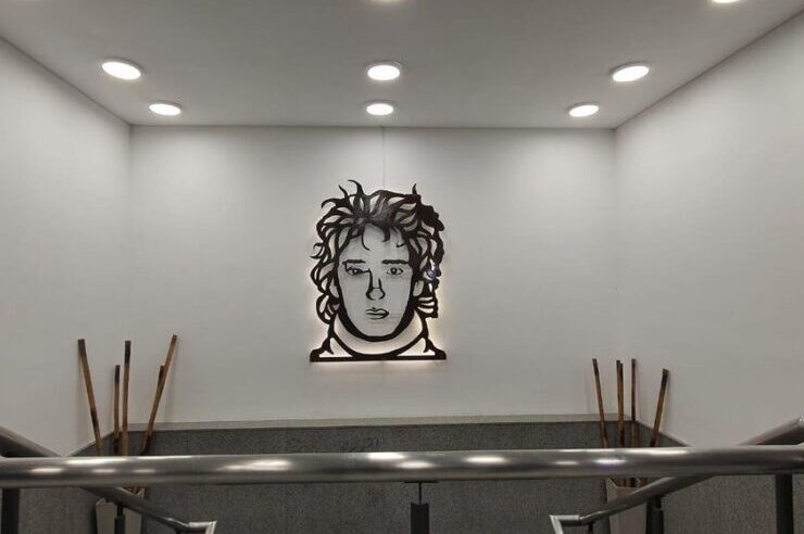 Cerati homenajeado con una obra de arte en el Tren de la Costa