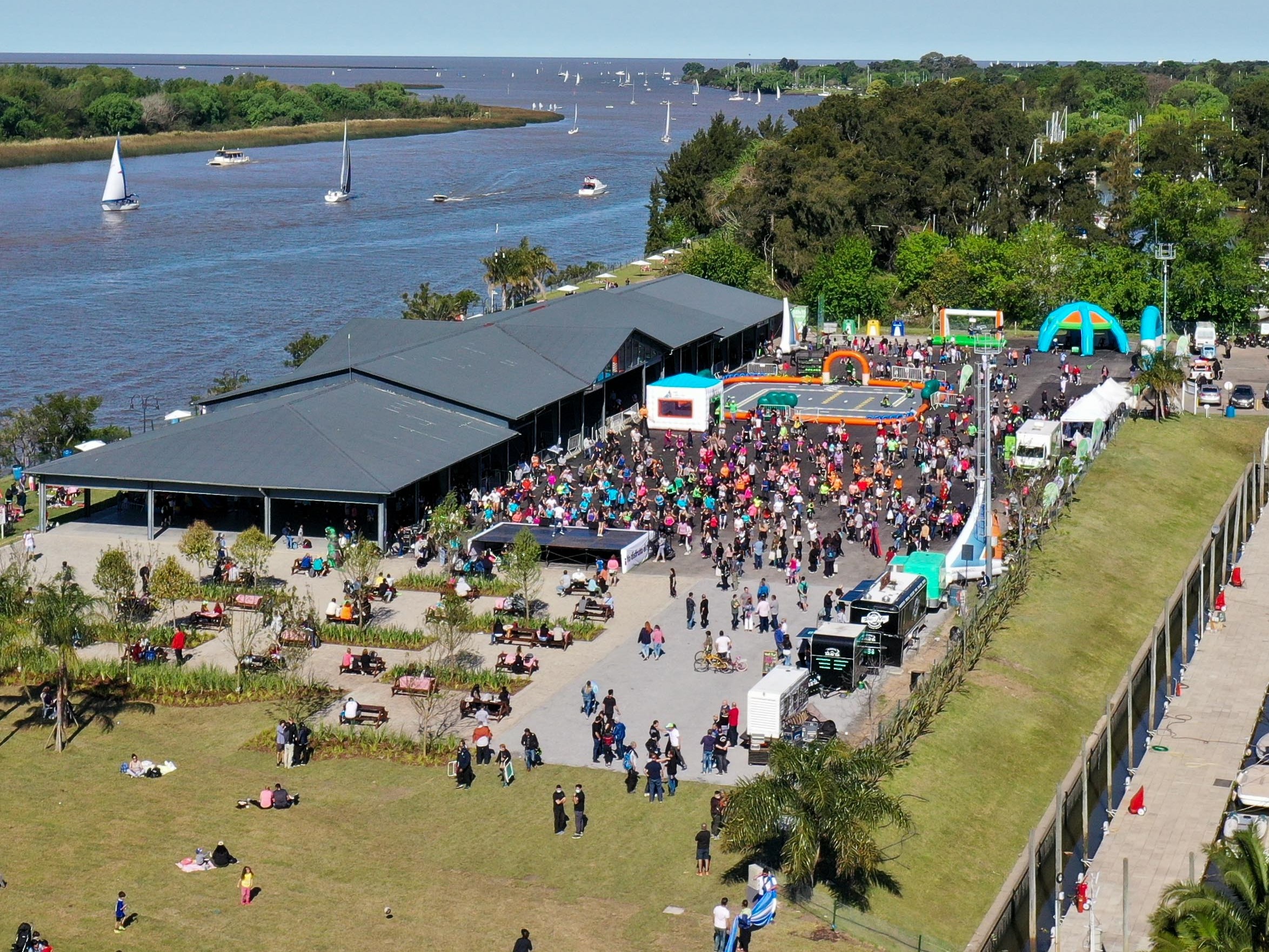 Juan Andreotti inauguró la ampliación del Parque Náutico