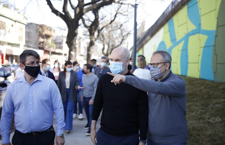 Valenzuela y Rodríguez Larreta presentaron juntos una obra que conecta Ciudadela con la Ciudad