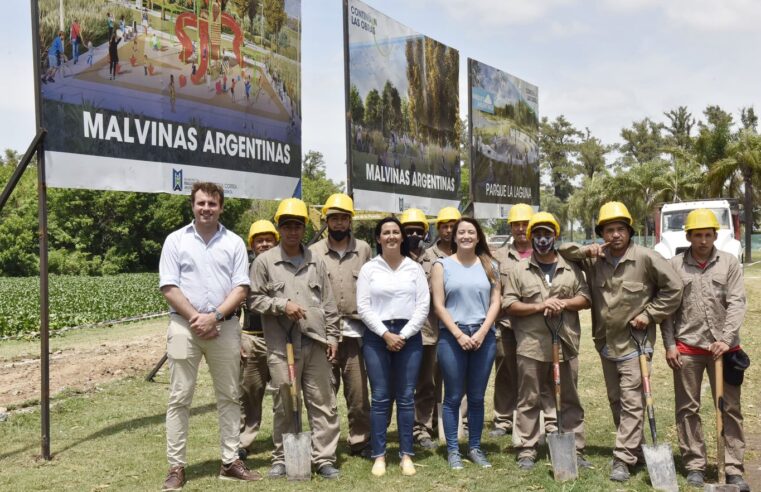 Malvinas Argentinas: Comenzó la construcción del “Parque La Laguna”