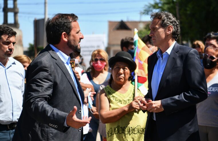 Sujarchuk y Katopodis recorrieron distintas obras de infraestructura en Escobar