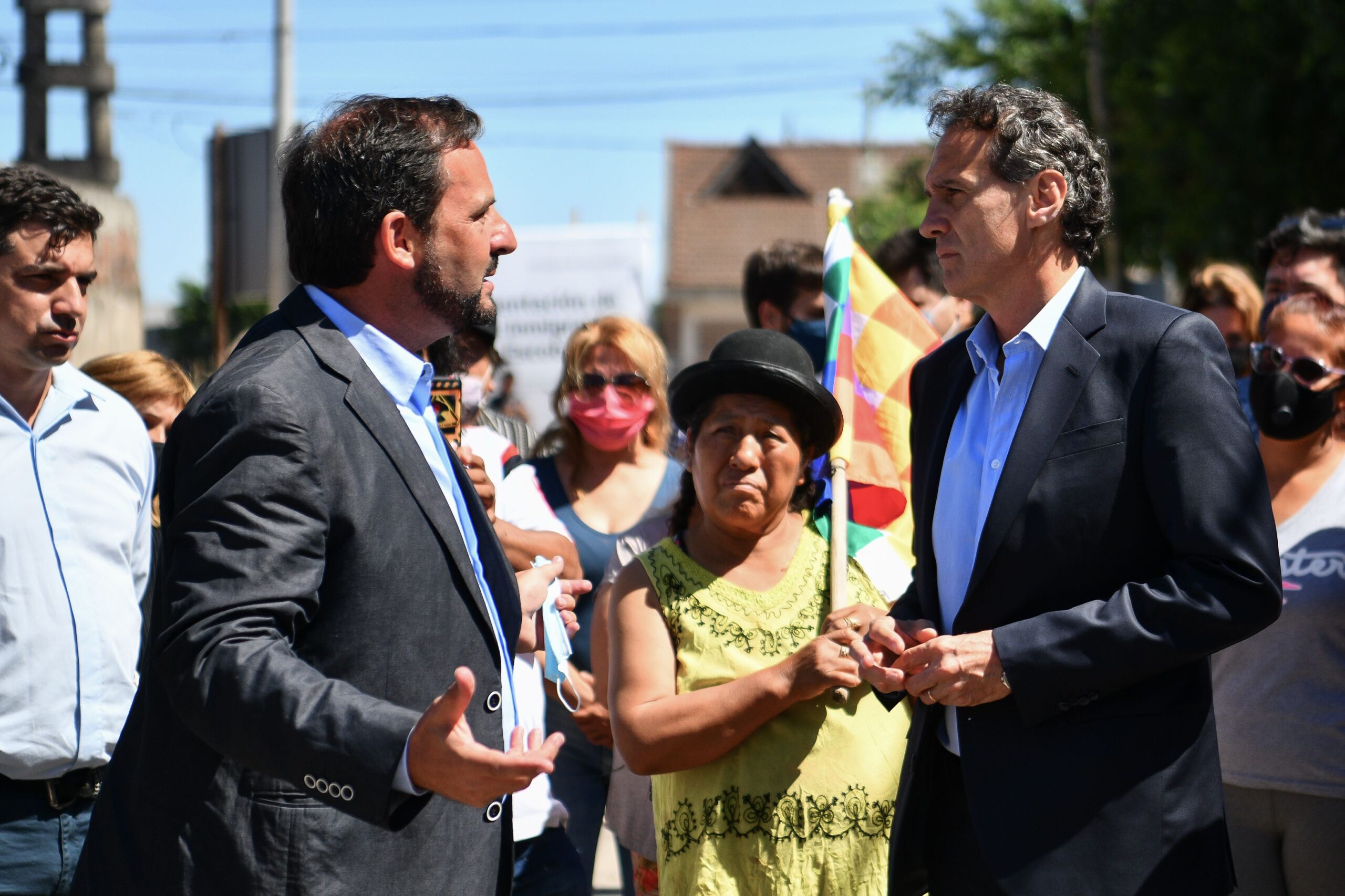 Sujarchuk y Katopodis recorrieron distintas obras de infraestructura en Escobar