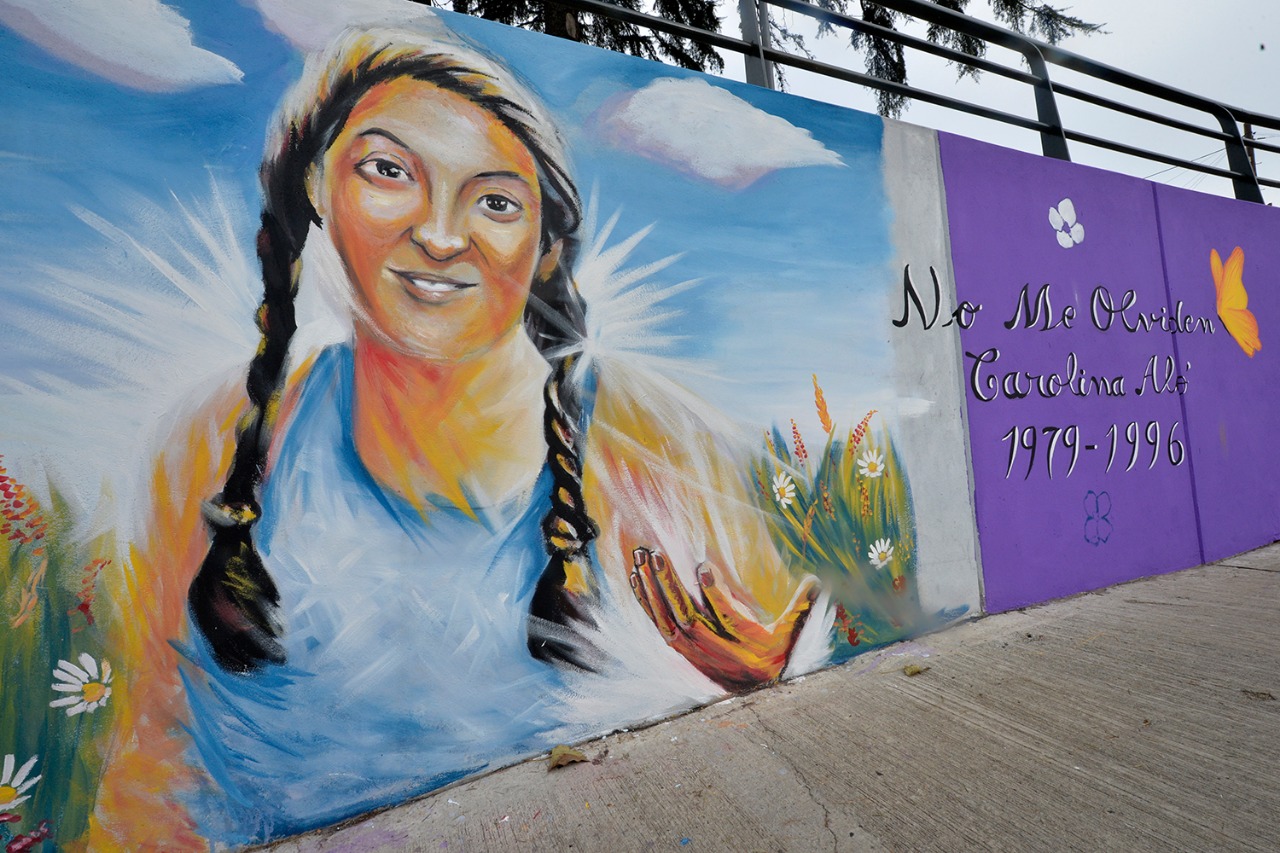 Tigre presentó el mural “No me olviden”, en homenaje a Carolina Aló