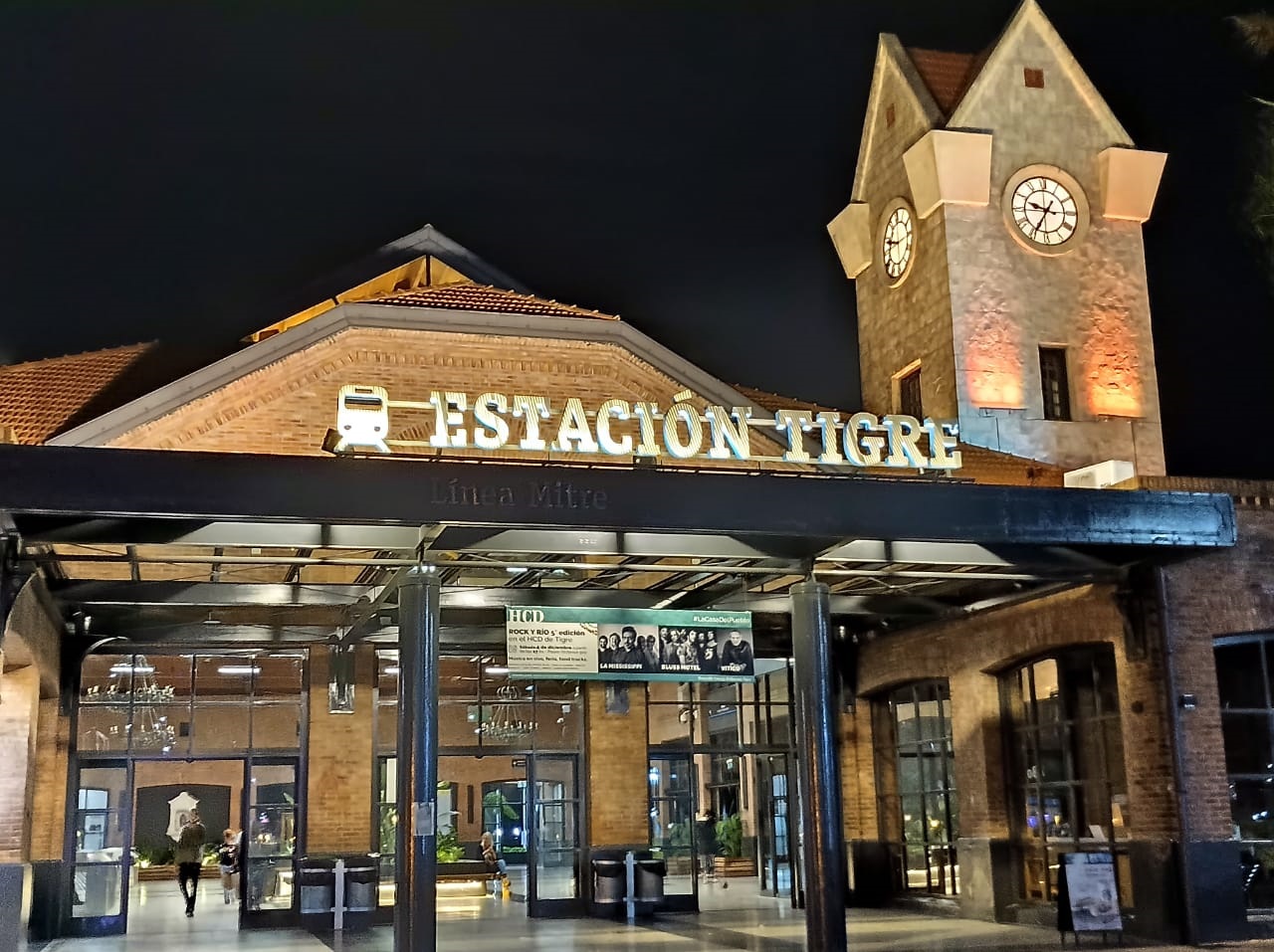 Restauraron el reloj monumental de la torre de la Estación Tigre