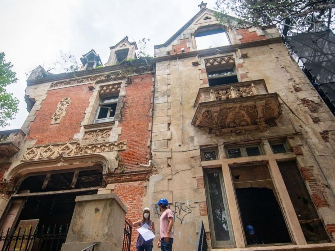 Avanza la restauración del Palacio Otamendi