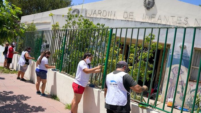 Con el Programa Buen Comienzo, San Martín acondicionó todas las escuelas y jardines públicos de la ciudad