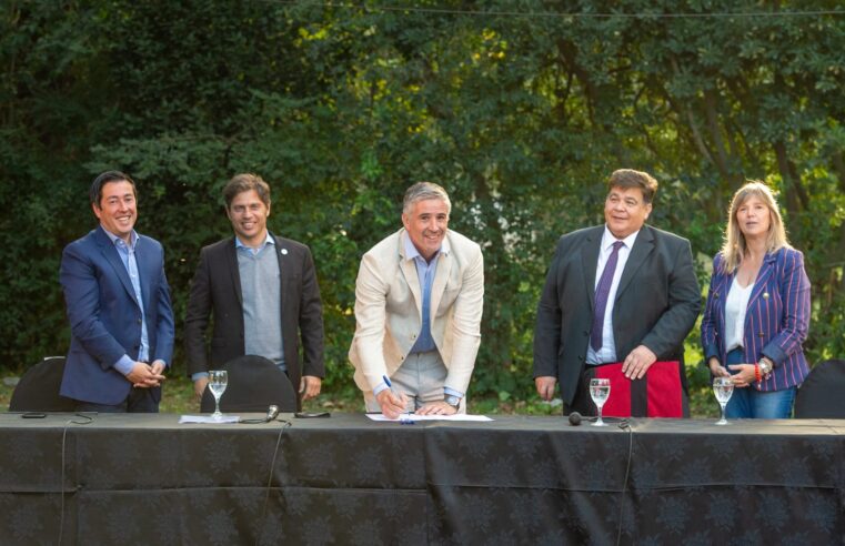 Diz participó del lanzamiento del Plan Provincial 6 por 6 presentado por el gobernador Kicillof