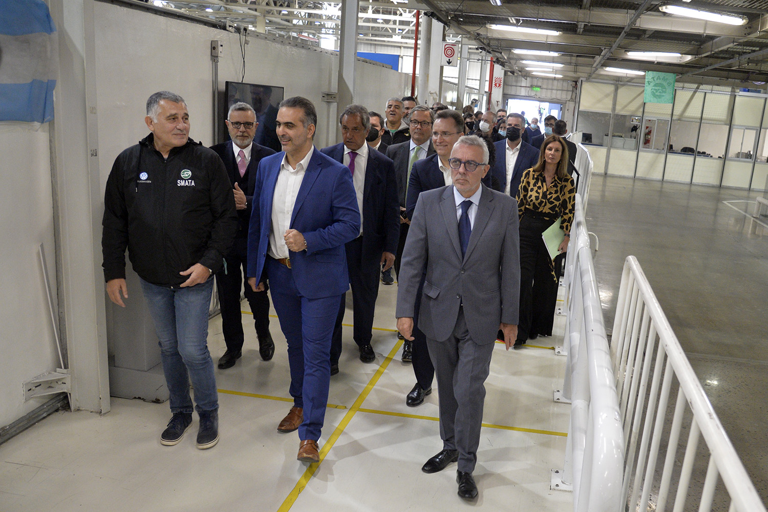 Zamora y Scioli acompañaron los anuncios de inversión de la automotriz Volkswagen
