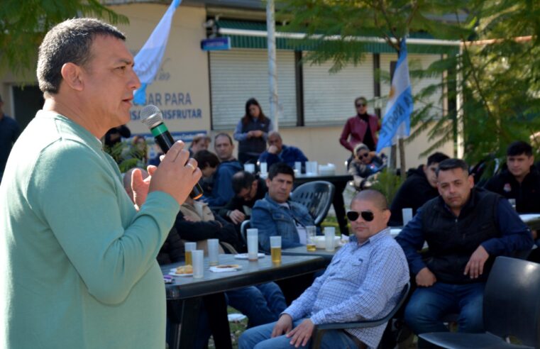 Fabián Agüero y los Gastronómicos celebraron el Día del Trabajador en el predio de Del Viso
