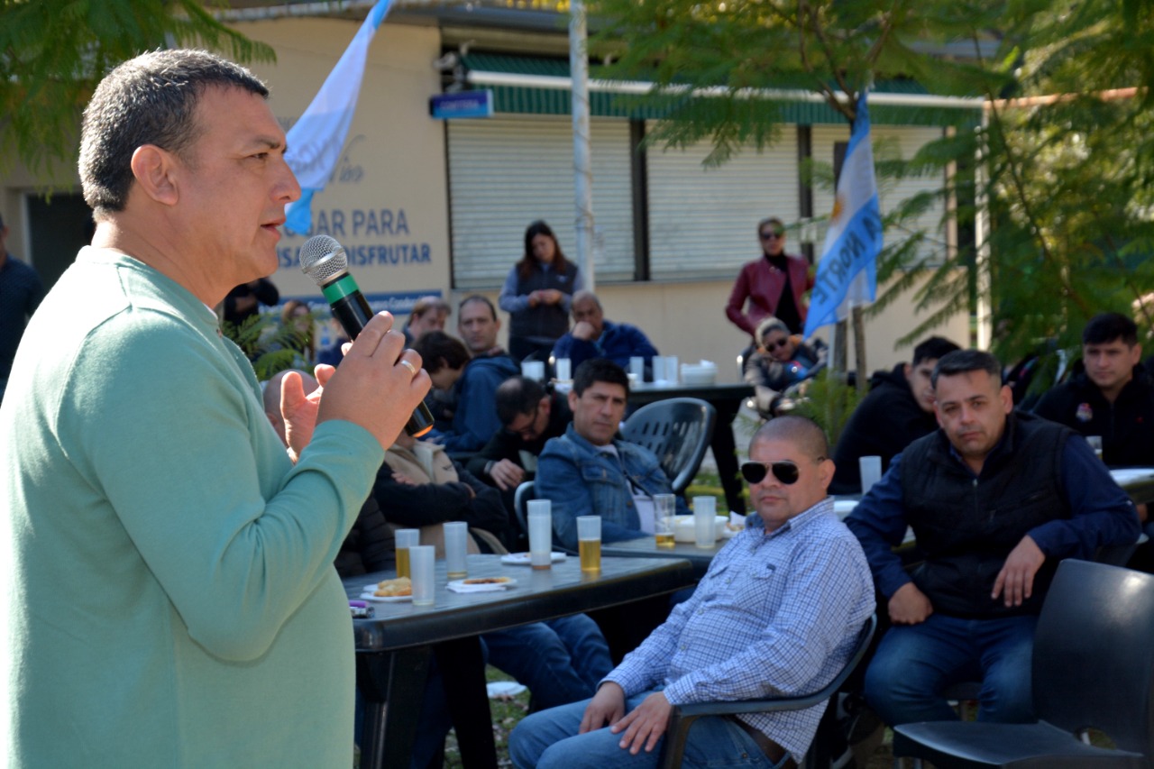 Fabián Agüero y los Gastronómicos celebraron el Día del Trabajador en el predio de Del Viso