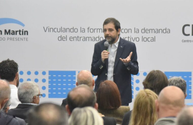 San Martín: Moreira inauguró el Centro de Entrenamiento Textil