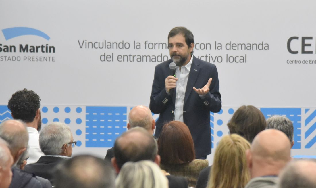 San Martín: Moreira inauguró el Centro de Entrenamiento Textil