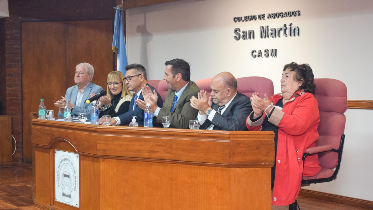 Marcos Vilaplana renovó como presidente del Colegio de Abogados de San Martín