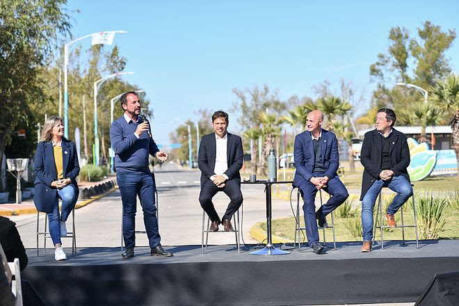 Sujarchuk, Kicillof y Ramil inauguraron el tercer tramo que completa la repavimentación de la Ruta 25