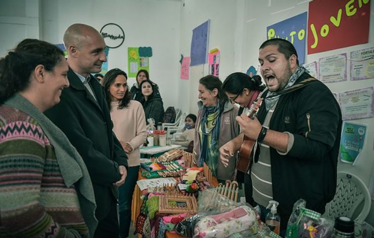 Ramil supervisó las actividades del programa municipal Punto Joven 