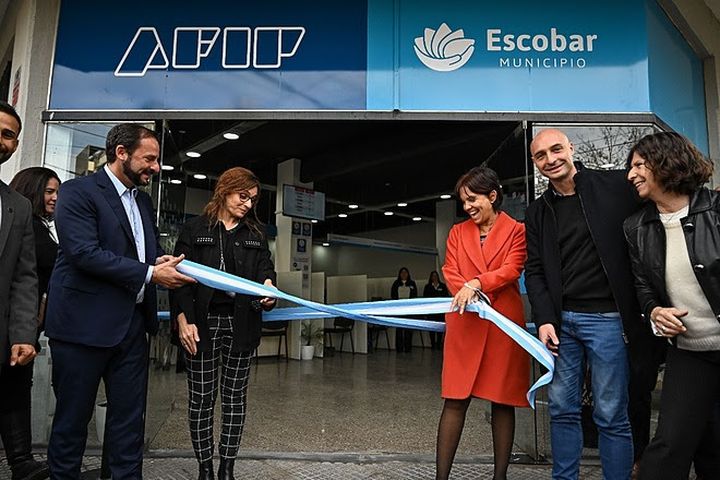 Se inauguró la primera receptoría de AFIP en la historia del partido de Escobar y beneficiará a más de 70 mil contribuyentes