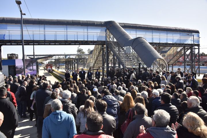 Quedó oficialmente inaugurada la nueva estación Grand Bourg del Ferrocarril Belgrano Norte