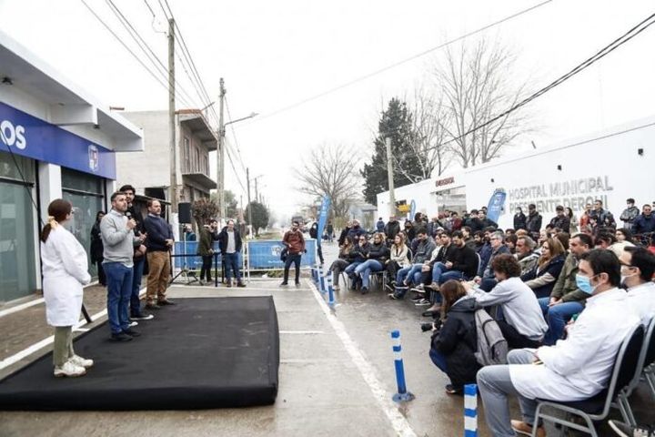 Achával inauguró los Consultorios Externos del Hospital de Derqui