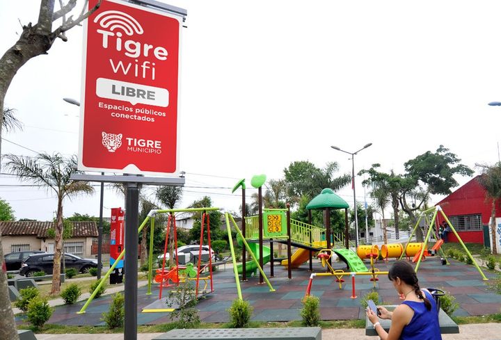 Tigre, ciudad digital: ya cuenta con más de 125 puntos de acceso WiFi gratuito en plazas y espacios públicos
