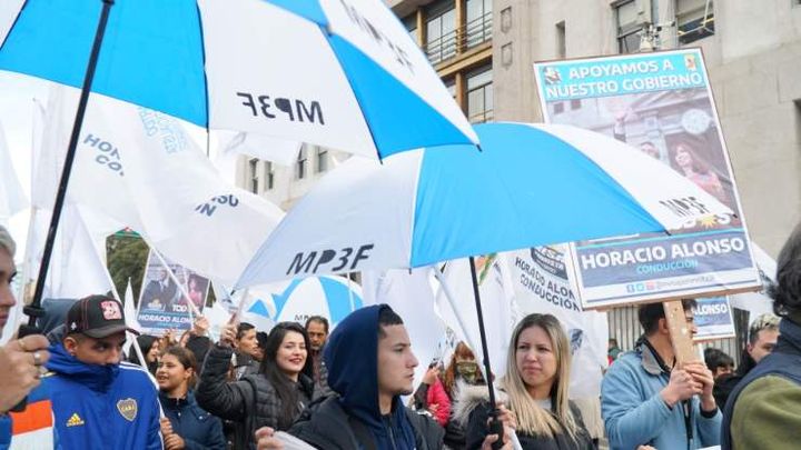 Horacio Alonso, la Mesa Peronista y la marcha de apoyo al Gobierno