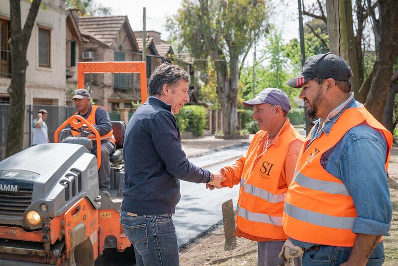 Posse recorrió obras en La Horqueta   