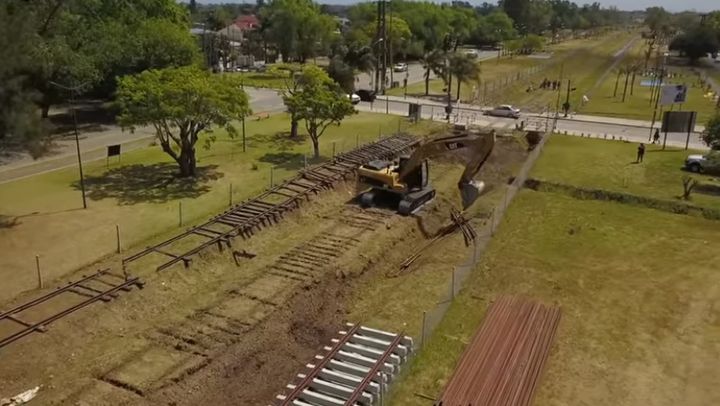 Comenzó la histórica renovación total de vías El Talar – Garín