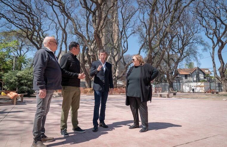 San Isidro: etapa final de las obras de restauración de la Plaza Mitre   