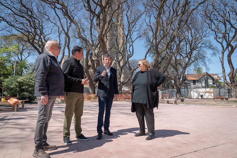 San Isidro: etapa final de las obras de restauración de la Plaza Mitre   