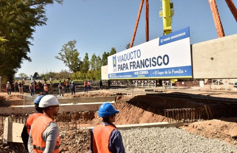 Avanza nueva etapa de la construcción del paso bajo nivel “Viaducto Papa Francisco”