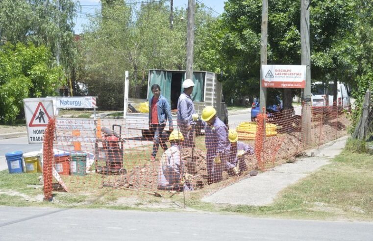 Tigre avanza con la instalación de red de gas en Benavídez