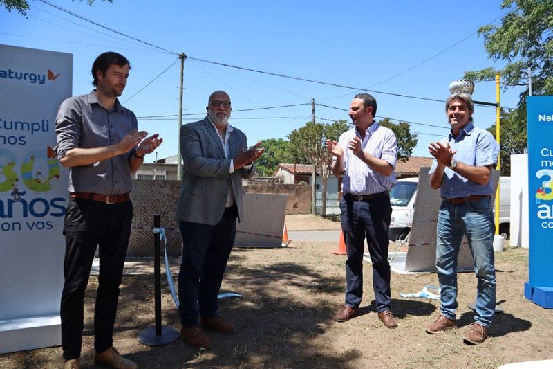 Naturgy repotencia las dos plantas reguladoras de presión de San Antonio de Areco y anuncia nueva obra