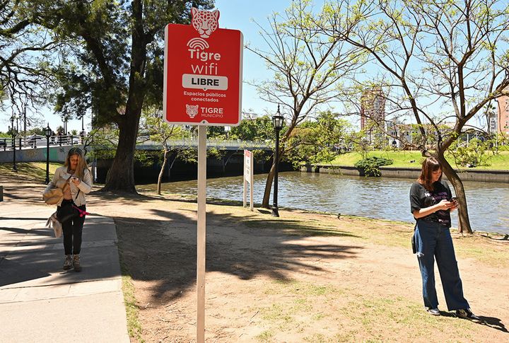 Tigre sigue sumando puntos de WiFi gratuitos en diferentes espacios públicos