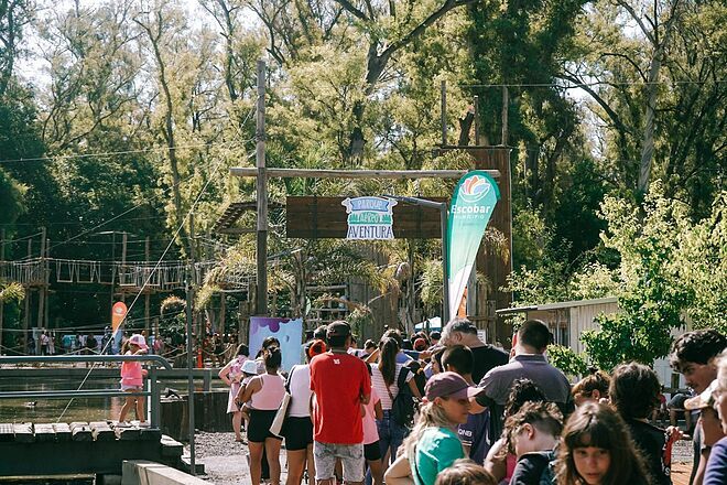 La Granja Municipal de Ingeniero Maschwitz amplió el espacio de juegos del Parque Aéreo Aventura