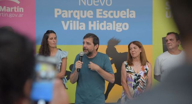 Moreira presentó el nuevo Parque Escuela Villa Hidalgo