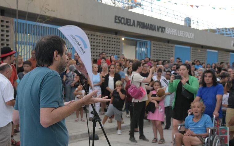 Moreira y Katopodis inauguraron la primera escuela de Barrio Libertador